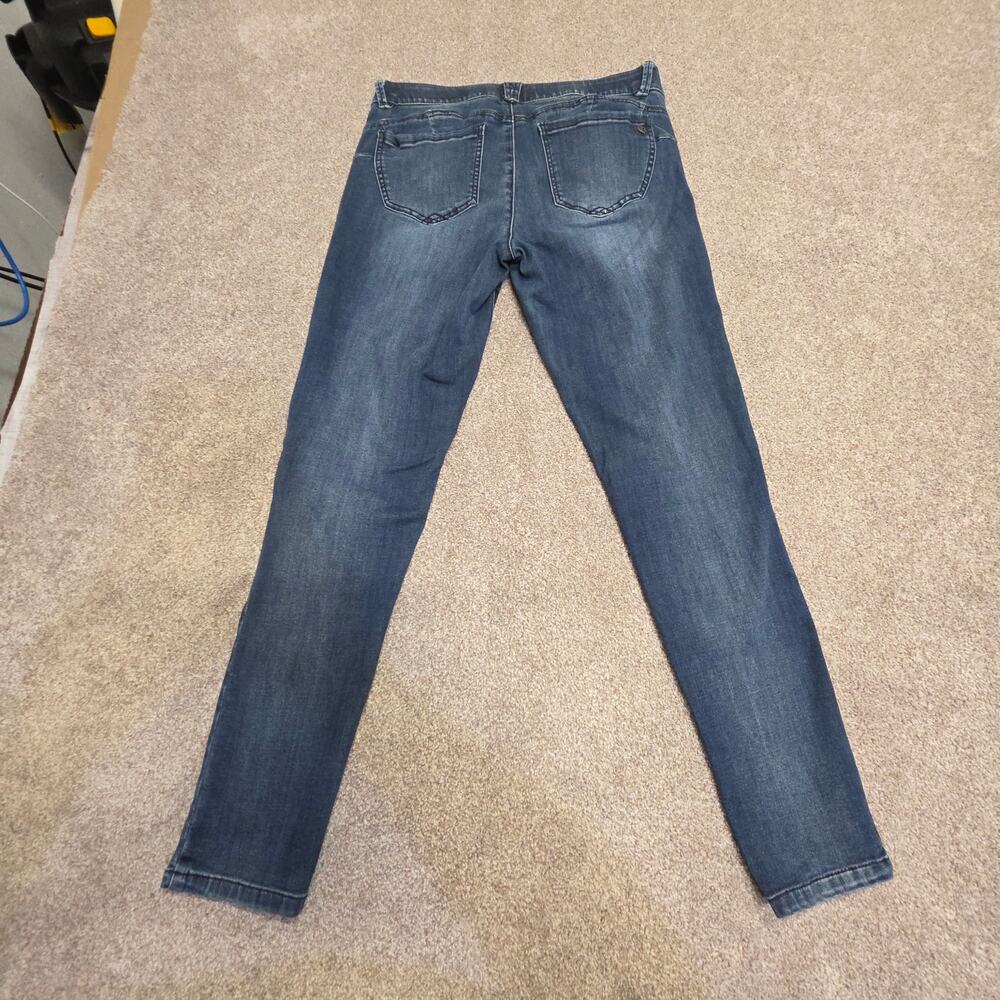 Distressed everyday Democracy Ab"solution sz 10 Skinny mid rise Tummy Control